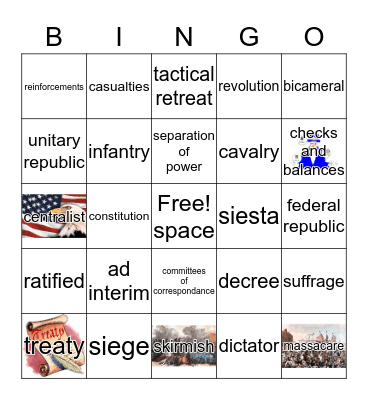 era 5, part 2 bingo  Bingo Card