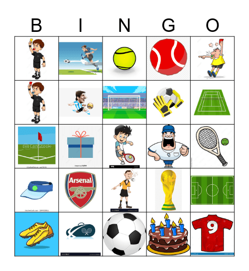 Sports Bingo Card