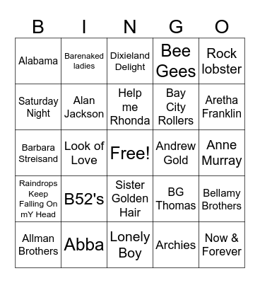 June 2023 GM 1 Line under B Bingo Card