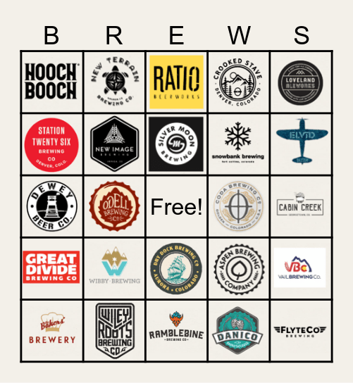 Brews Before I Dos! Bingo Card