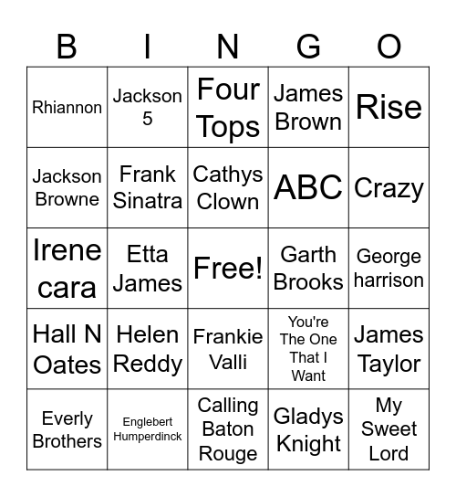 June 2023 GM 5 Bingo Card