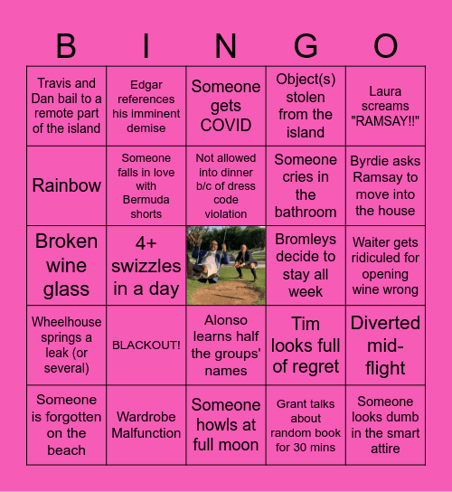 Bermuda BINGO! Bingo Card