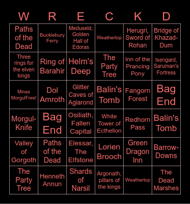 Box Topper Bingo! Bingo Card