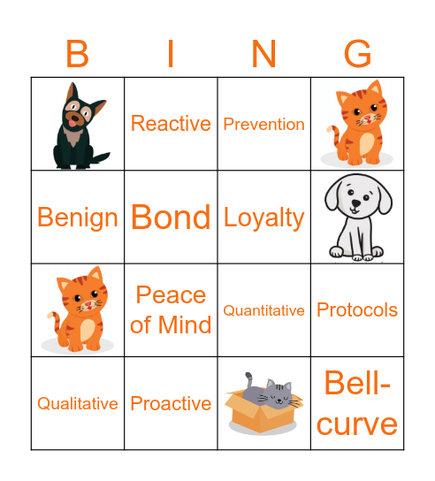 Diagnostic Screening BINGO Card