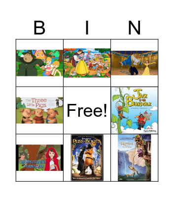 FARY TALES Bingo Card