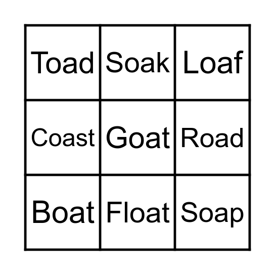 OA Bingo!! Bingo Card