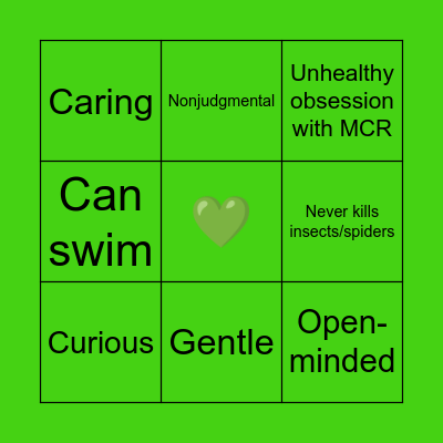 Momo's green flag bingo Card