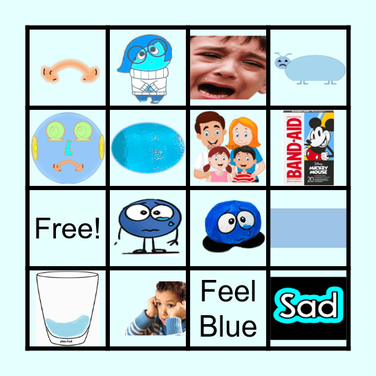 Sad Bingo Card