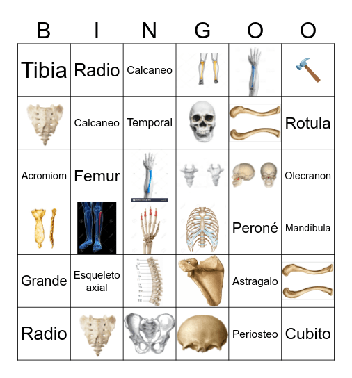 huesos Bingo Card