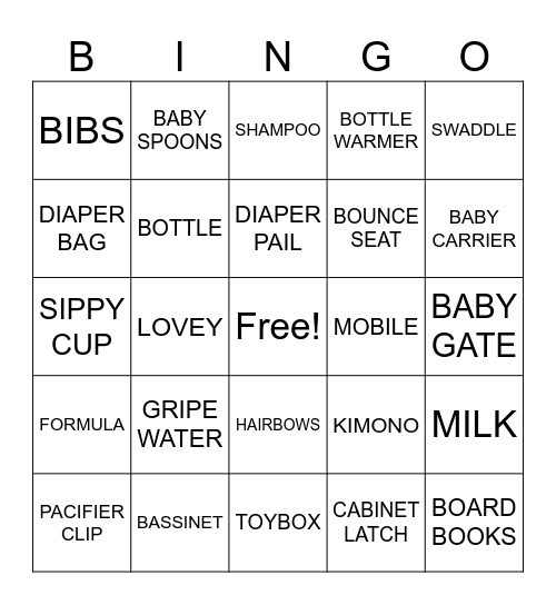 IT'S A BLESSING Bingo Card