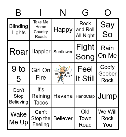 Back to School Singo Bingo Card