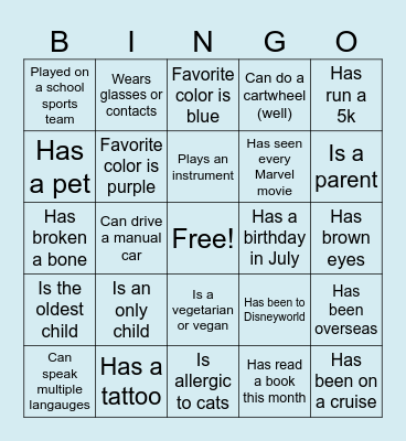 PM G2M June monthly meeting Bingo Card