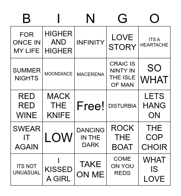 HELLO AGAIN Bingo Card