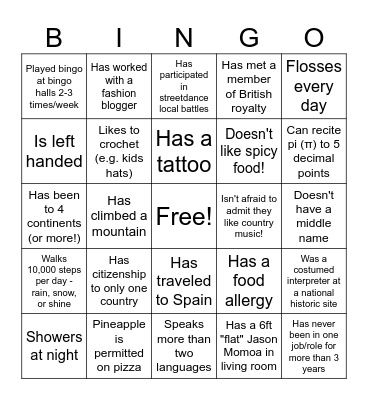 Canada Compliance Team BINGO! Bingo Card