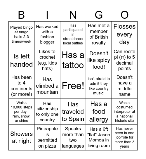 Canada Compliance Team BINGO! Bingo Card