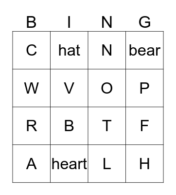 Mail Bingo Card
