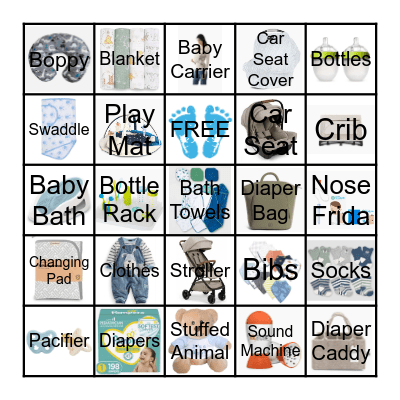 WE CAN BEARLY WAIT FOR BABY BOY! Bingo Card