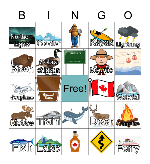 Alaska Roadtrip 2023! Bingo Card