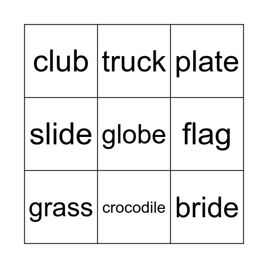AK4 Unit 1 & 2 Bingo Card