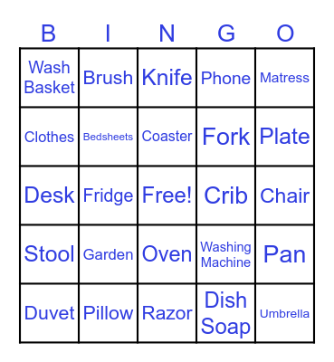 WFH Bingo! Bingo Card