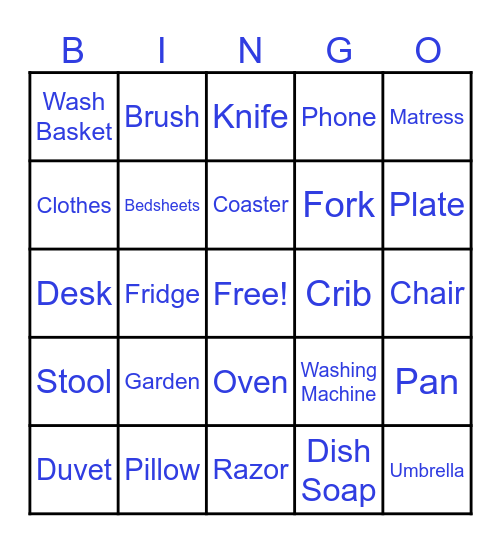 WFH Bingo! Bingo Card