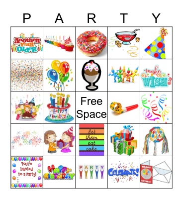 Birthday Bingo Card