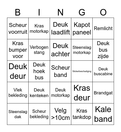 RUUDSKE JWZ Bingo Card