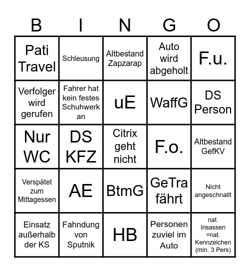 KS-BINGO Card
