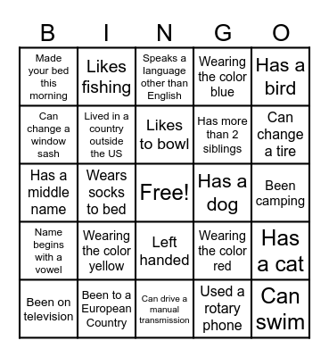 Connectivity June 2023 Bingo Card