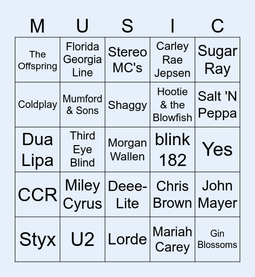 Clearwater Bar Foundation Bingo Card