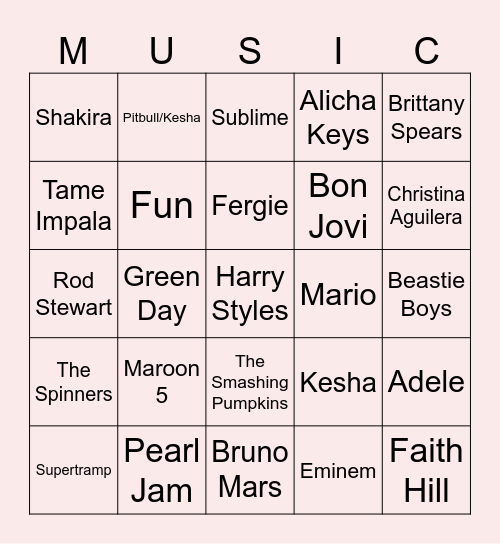 Clearwater Bar Foundation Bingo Card