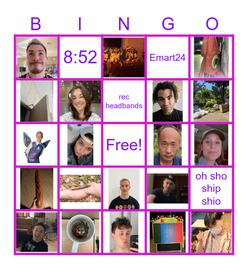 Key EMK Players Bingo Card