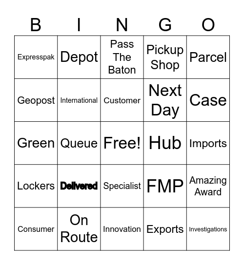 CCS Bingo Card