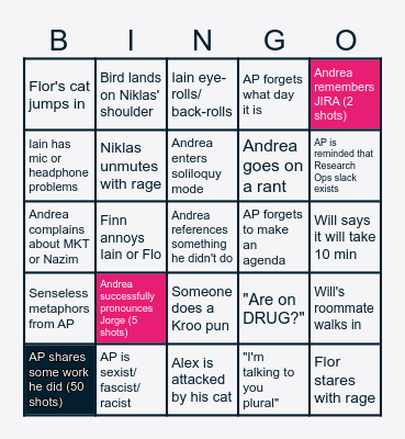 Koolkrew Bingo Card
