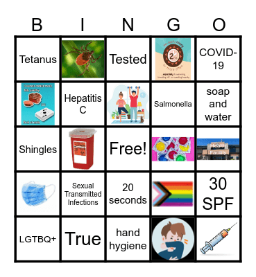 Clean and Sexy BINGO Card