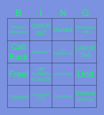 Reviewing Tech Completed BINGO Card