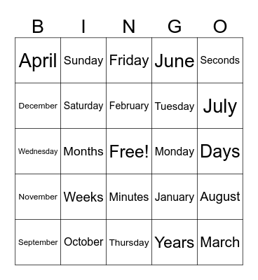 DAYS WAITNG ON BABY Bingo Card