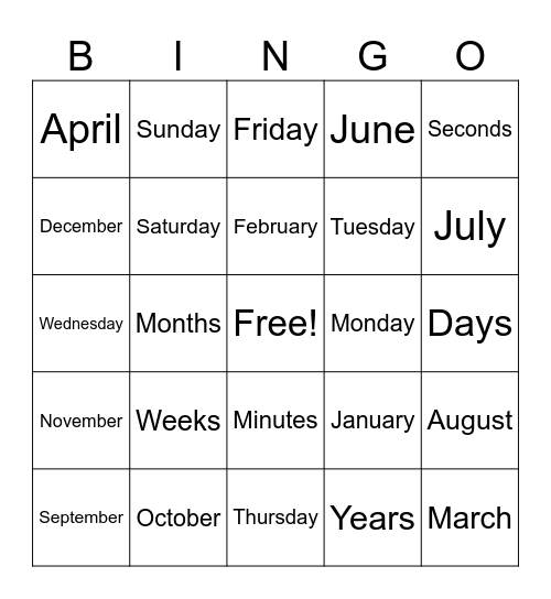 DAYS WAITNG ON BABY Bingo Card