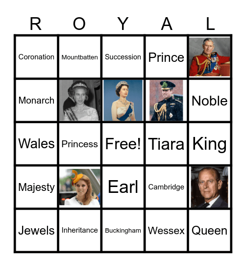 Royal Family Rumble! Bingo Card