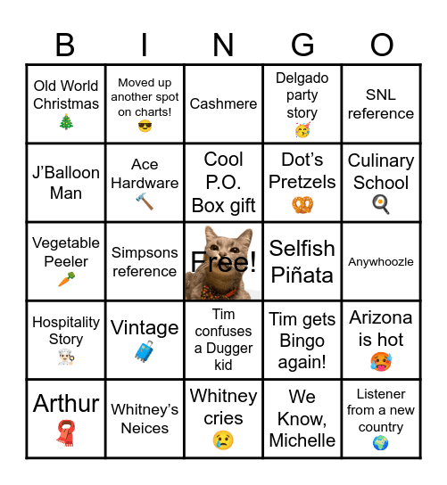 Digging Up the Bingo! Bingo Card