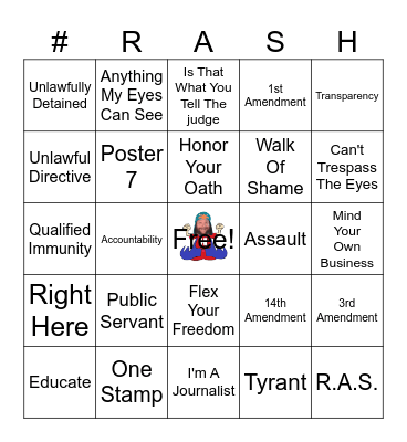 Frauditor Bingo Card