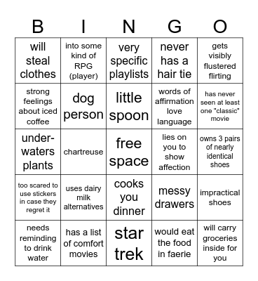 Bottom Bingo Card