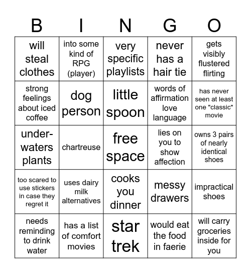 Bottom Bingo Card