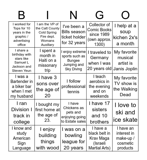 Financial Crimes Bingo  Bingo Card