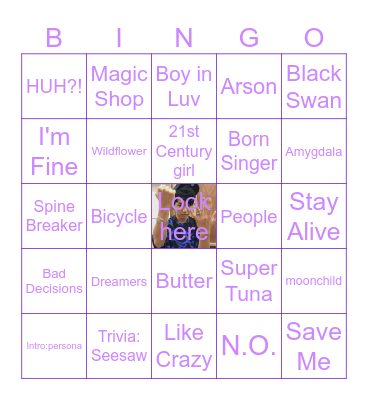 @hobimisser Bingo Card