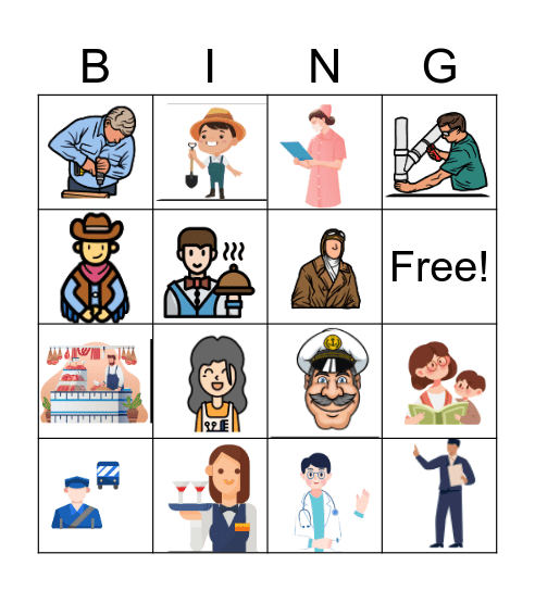 When I grow up week1 Bingo Card