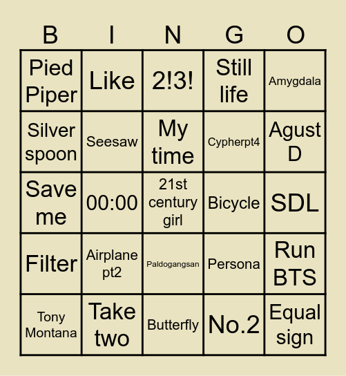 your_heart_boom Bingo Card