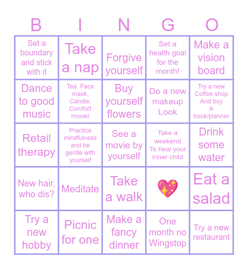 BADDIE BINGO Card