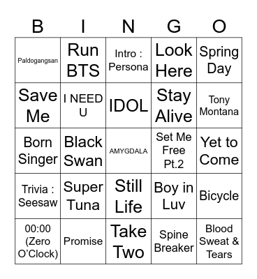 @rinacarina55 Bingo Card