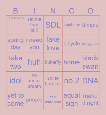 marssaturnmoon Bingo Card